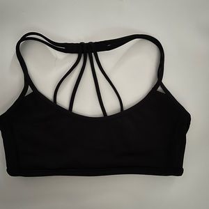 Lululemon Strappy Black Sports Bra 6